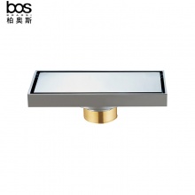 淋浴房隱形銅地漏