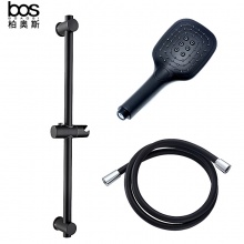 啞黑升降花灑（三檔調(diào)節(jié)）